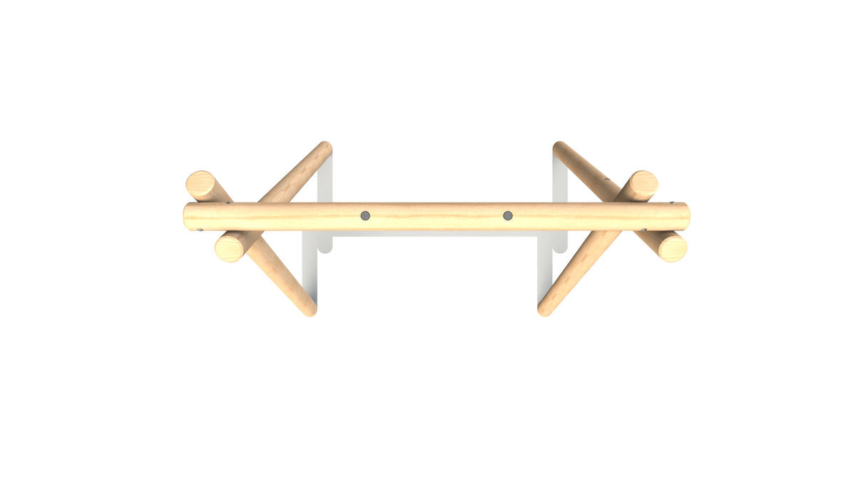 Timber Single Swing Frame Only (2.4m)