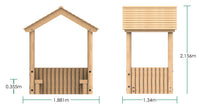 Toddler Shelter with 3 Sides