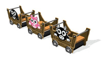 Tractor Trailer with Pig