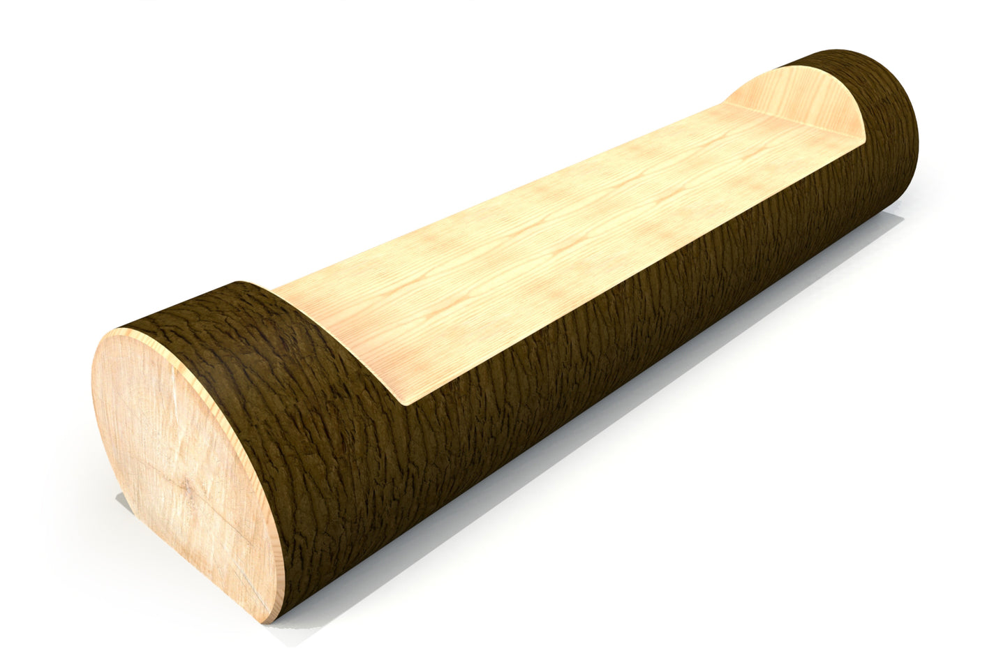 Tree Trunk Bench