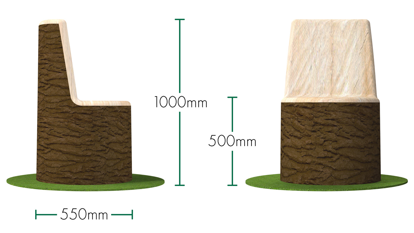 Tree Trunk Chairs