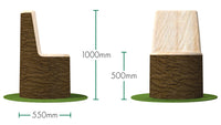 Tree Trunk Chairs