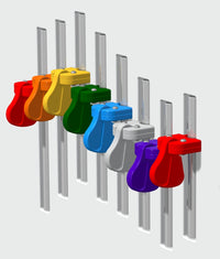 Virtuoso Musical Pentatonic Cam Chimes