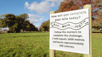 Walk A Mile Sign