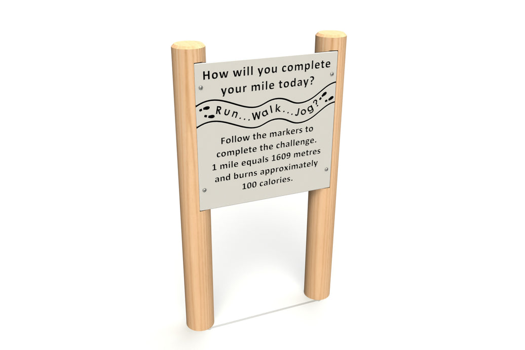Walk A Mile Sign