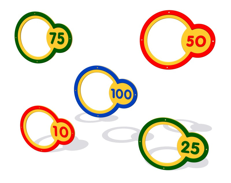 Wall Target Ring (Set Of 5)