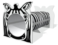 Zebra Crawl Through Play Tunnel