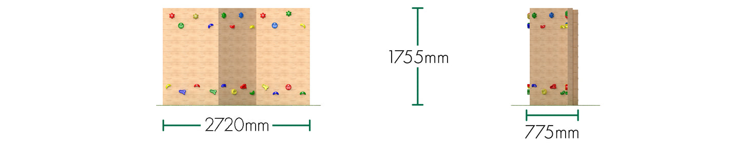 Zig-Zag Sleeper Traverse Wall