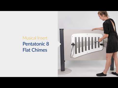 Pentatonic 8 Flat Chimes Musical Panel Insert