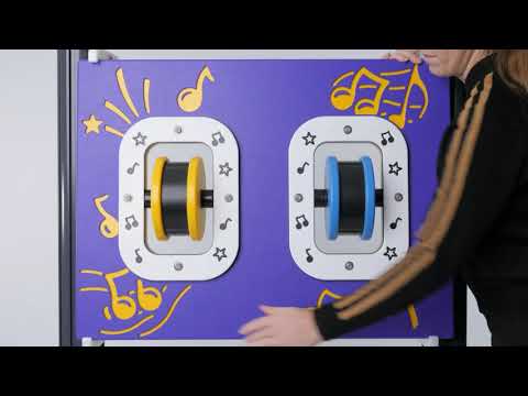 Spin Maracas Musical Play Panel